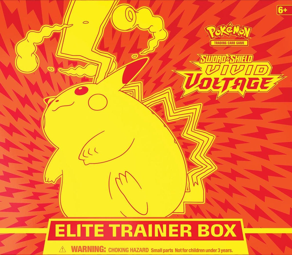 Pokemon Sword & Shield 4 Vivid Voltage Elite Trainer Box Voorkant