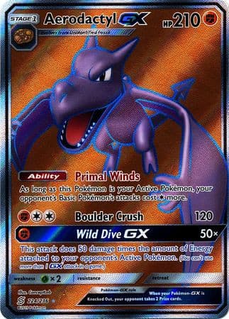 Aerodactyl GX - 224/236 - Full Art Ultra Rare xccscss.