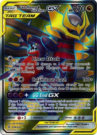 Garchomp & Giratina GX - 228/236 - Full Art Ultra Rare xccscss.