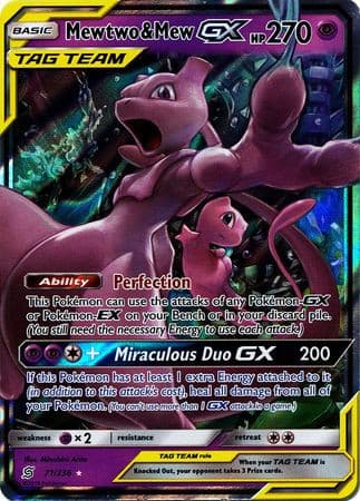 Mewtwo & Mew GX - 71/236 - Ultra Rare xccscss.