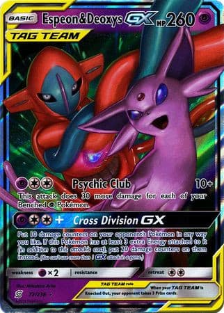 Espeon & Deoxys GX - 72/236 - Ultra Rare xccscss.