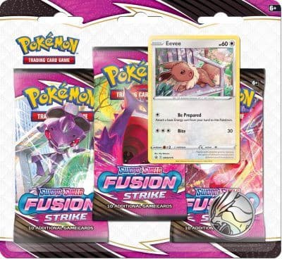 Pokemon: Fusion Strike - Booster Blister: Eevee xccscss.
