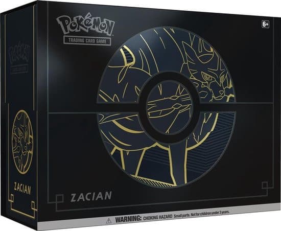 Pokémon Trainerbox Sword & Shield Elite Plus Zacian xccscss.