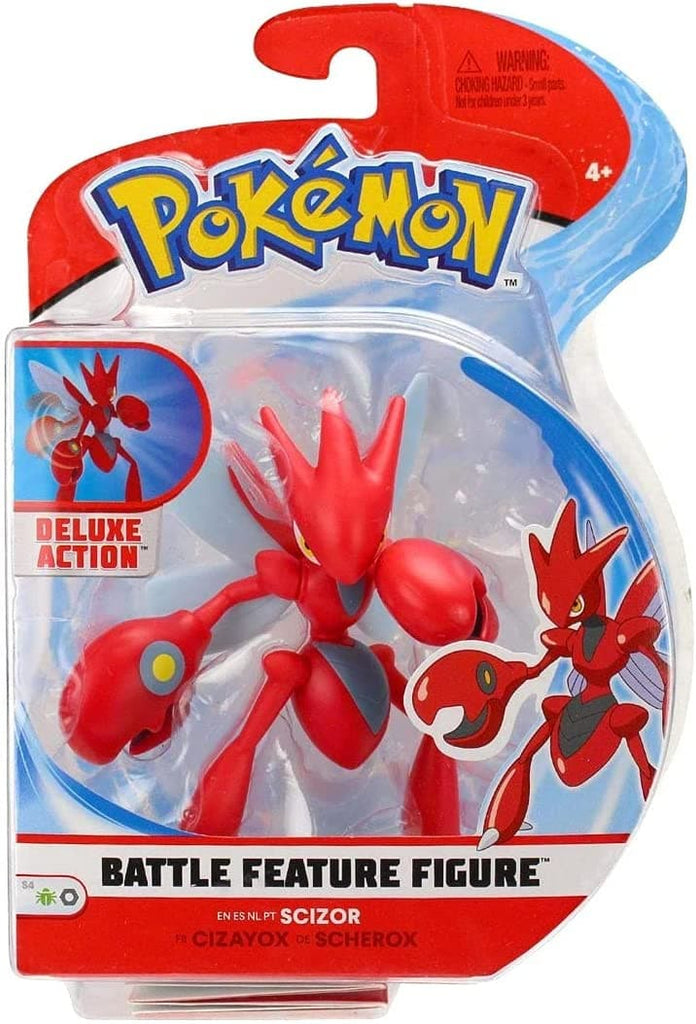 Pokemon Battle Feature Figure - Scizor Figure - 12 cm - Deluxe Action xccscss.