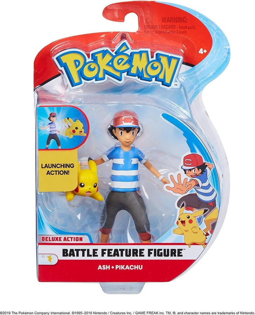 Pokemon Battle Feature Figure - Ash & Pikachu xccscss.