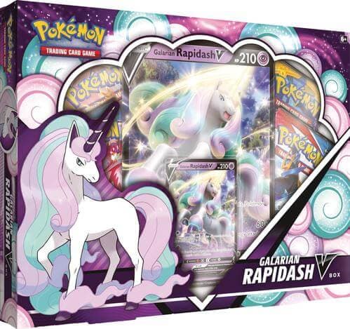 Pokemon Galarian Rapidash V Box xccscss.