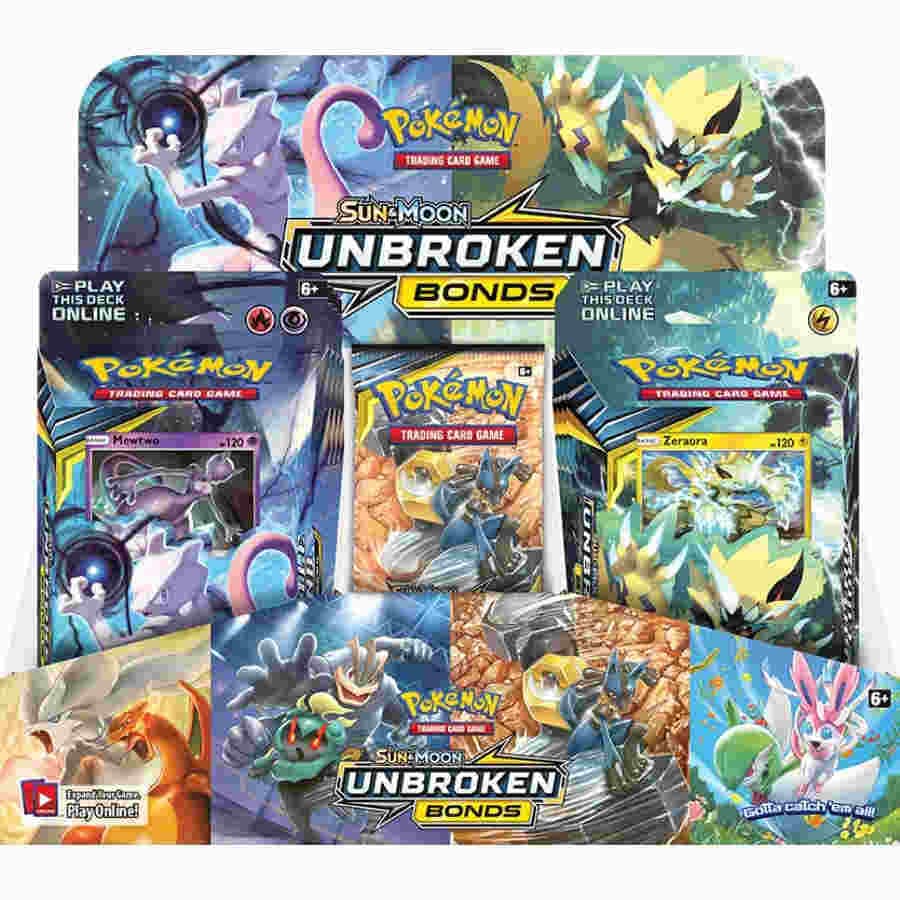 Pokemon Sun & Moon: Unbroken Bonds Launch Kit Display xccscss.