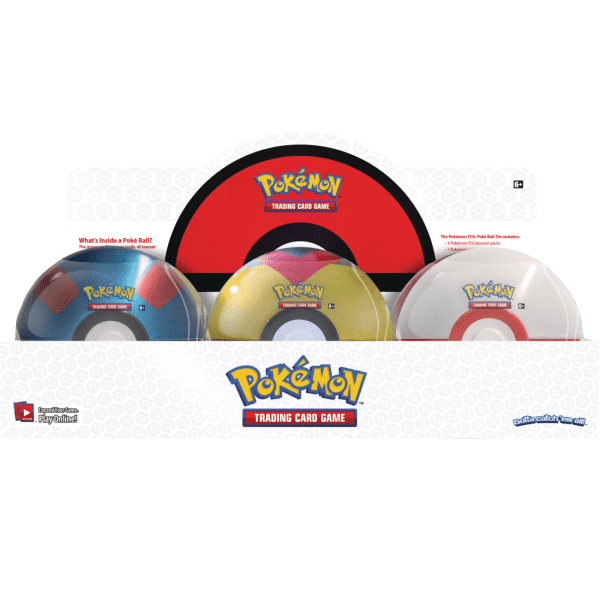 Pokémon TCG Pokeball Tin Case Q1 2021 (6 Pokéballs) xccscss.