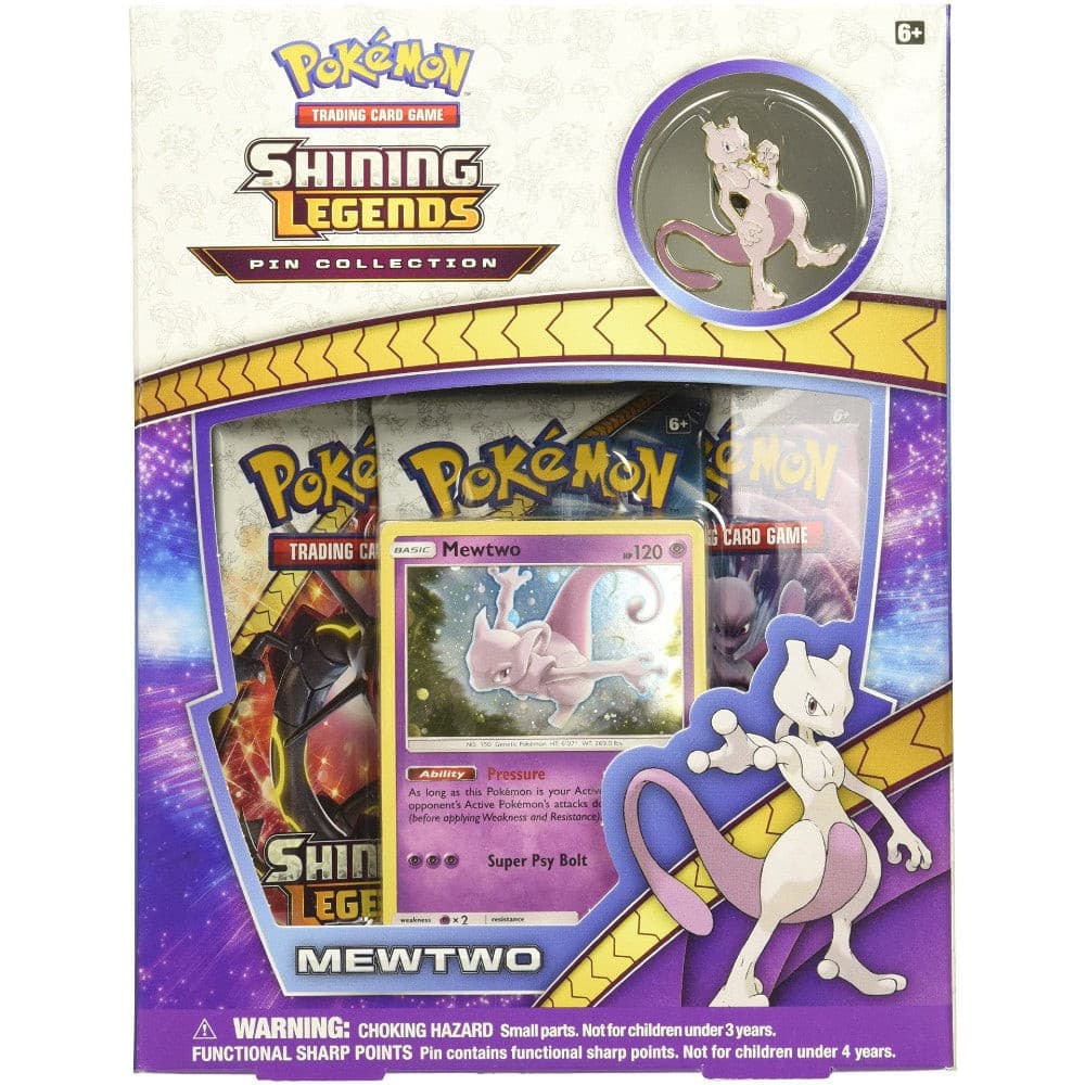 Pokemon Sun & Moon: Shining Legends Pikachu Pin Collection Box xccscss.