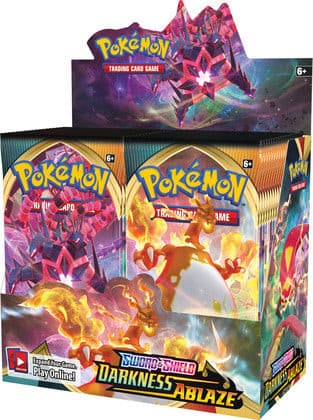 Pokemon Sword Shield Darkness Ablaze Booster Box 36