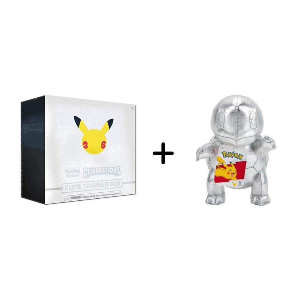 Pokemon Sword & Shield Celebrations Elite Trainer Box + Pluche Deal xccscss.