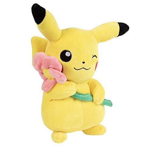 Pikachu Pluche knuffel met Bloem 25 cm Pokémon xccscss.