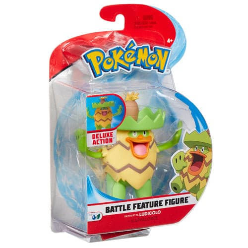 Pokemon - 4.5 Inch Battle Feature Figure - Ludicolo xccscss.