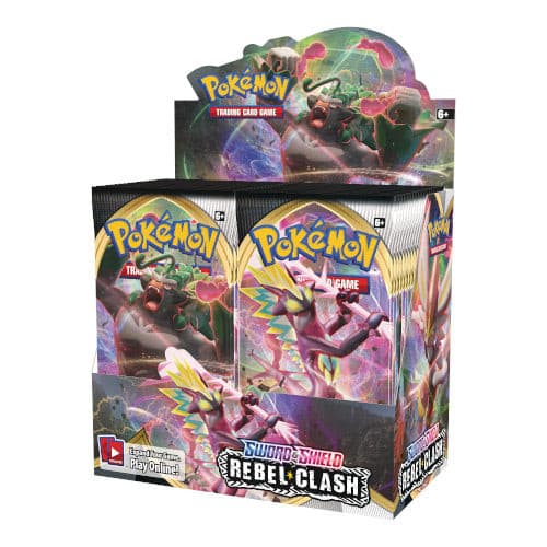 Pokemon - Sword & Shield Rebel Clash - Booster Box (36 boosters) xccscss.