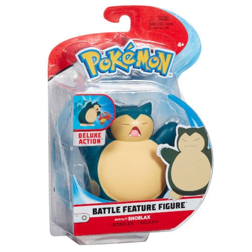 Pokemon - 4.5 Inch Battle Feature Figure - Snorlax xccscss.