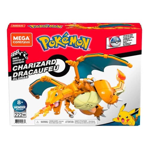 Pokémon Mega Construx Wonder Builders Construction Set Charizard 10 cm xccscss.