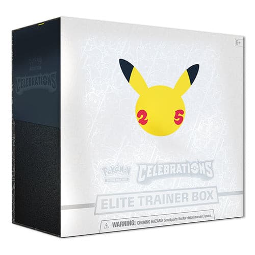 Foto van Pokemon Sword & Shield Celebrations Elite Trainer Box 25th anniversary.