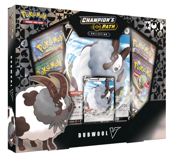 Pokemon Sword & Shield: Champions Path Dubwool V Box xccscss.