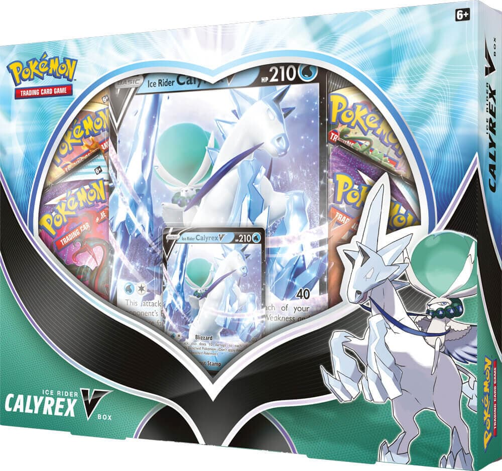 Pokemon Chilling Reign Ice Rider Calyrex V Box xccscss.