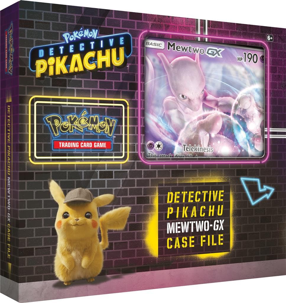 POK TCG DETECTIVE PIKACHU GX BOX MEWTWO xccscss.