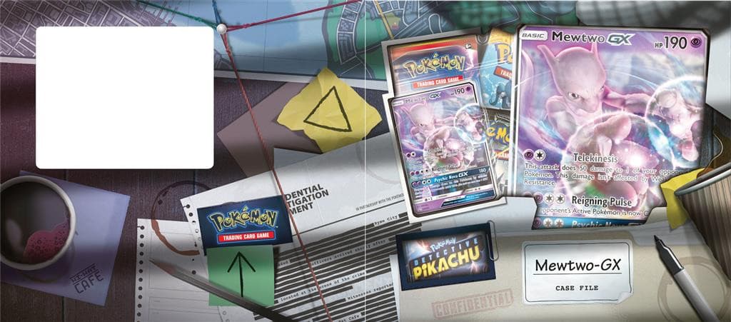 POK TCG DETECTIVE PIKACHU GX BOX MEWTWO xccscss.