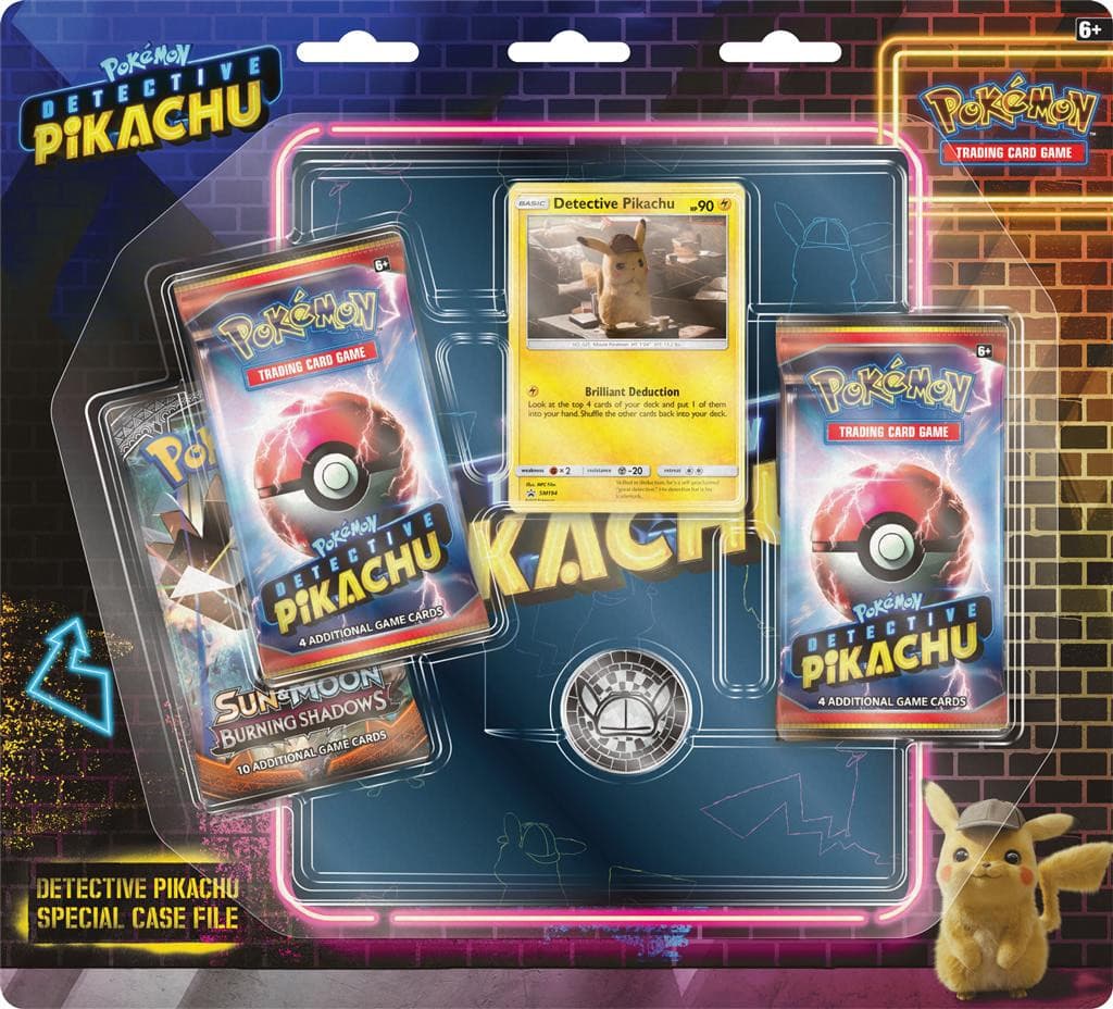 POKEMON TCG DETECTIVE PIKACHU 3BB 4-POCKET BINDER xccscss.