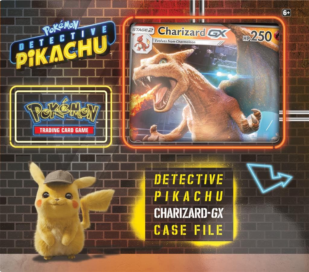 Pokemon TCG DETECTIVE PIKACHU GX BOX CHARIZARD xccscss.