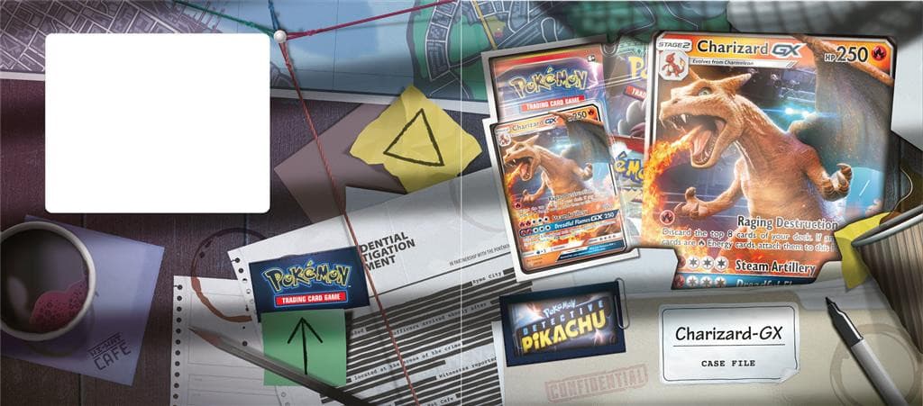 Pokemon TCG DETECTIVE PIKACHU GX BOX CHARIZARD xccscss.