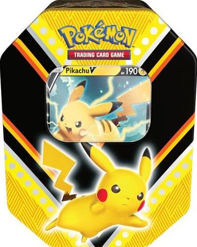 Pokemon - V Power Tin Pikachu xccscss.