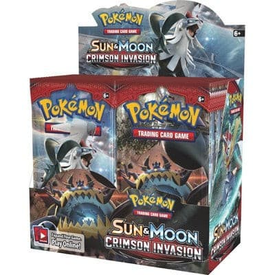 Pokemon Sun & Moon Crimson Invasion - Booster Box (36 boosters) xccscss.