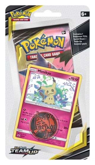 Pokémon Sun & Moon: Team Up Mimikyu boosterpack xccscss.