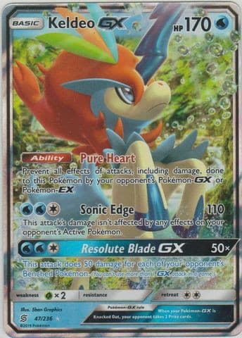 Keldeo GX - 47/236 - Ultra Rare xccscss.