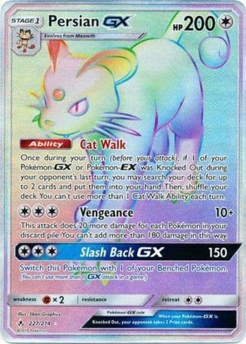 Persian GX - 227/214 - Secret Rare - Nieuw Mint Conditie! xccscss.