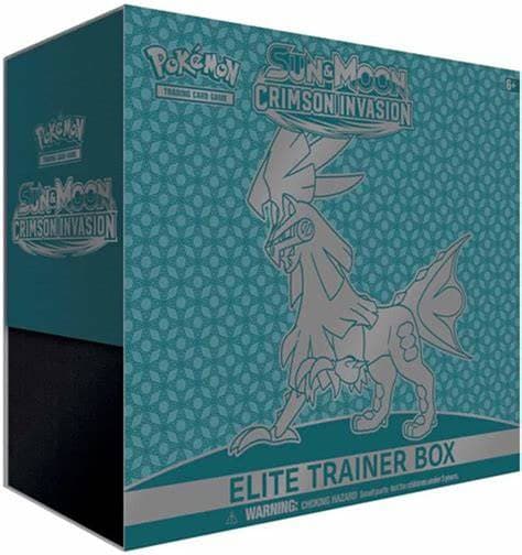 Pokemon TCG Sun & Moon: Crimson Invasion Elite Trainer Box xccscss.